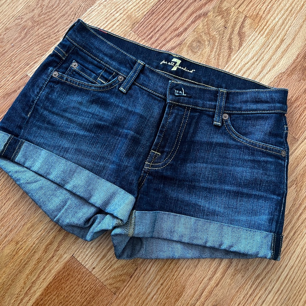 7 For All Mankind Jean Shorts